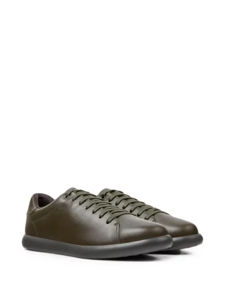 Sneakerși Camper din piele verde