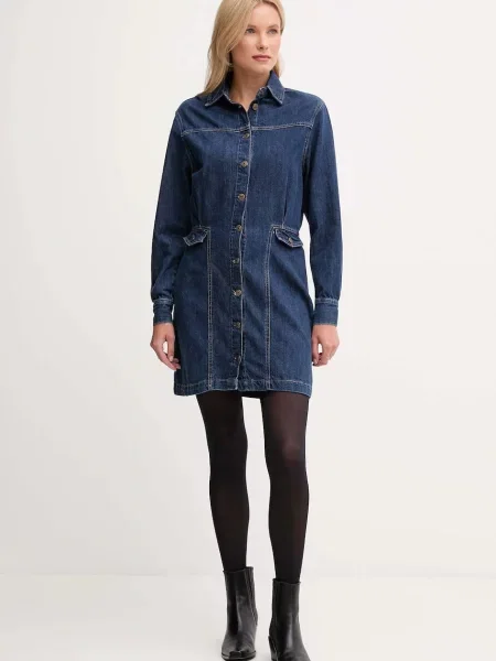 Мини джинсовое платье Pepe Jeans