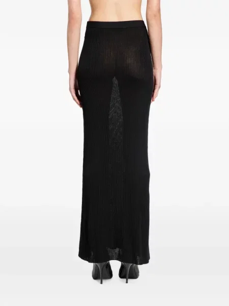 Fustă Balenciaga tricotate negru