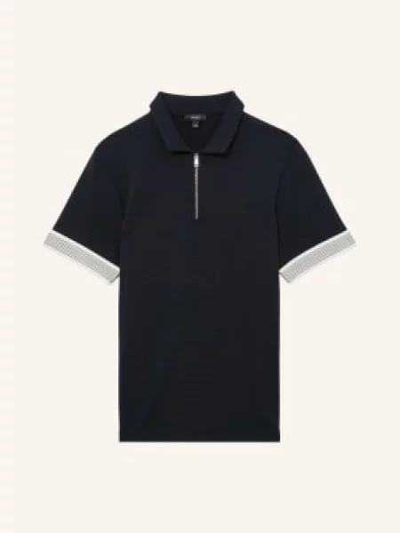 Reiss Piqué Polokošile Bruno tmavě modrá