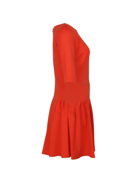 Rochie mini Issa plisată de costum portocaliu
