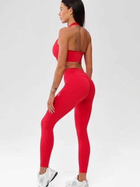 Legginsy sportowe fitness Rough Radical Zoya Push-up różowy