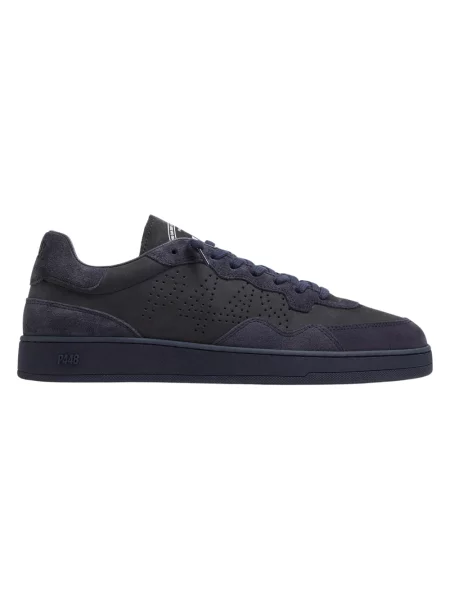 Sneakersy P448 skórzane niebieskie