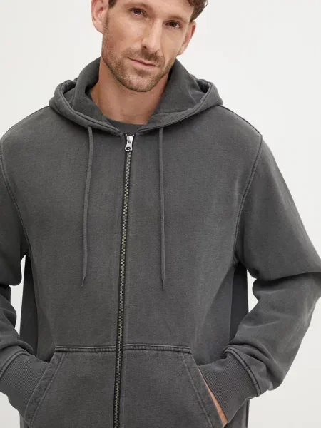 Geacă Samsøe Samsøe cu glugă gri