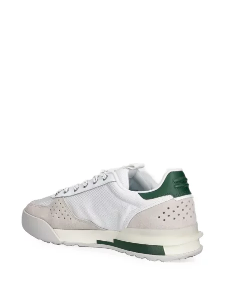 Sneakerși Lacoste cu autograf alb
