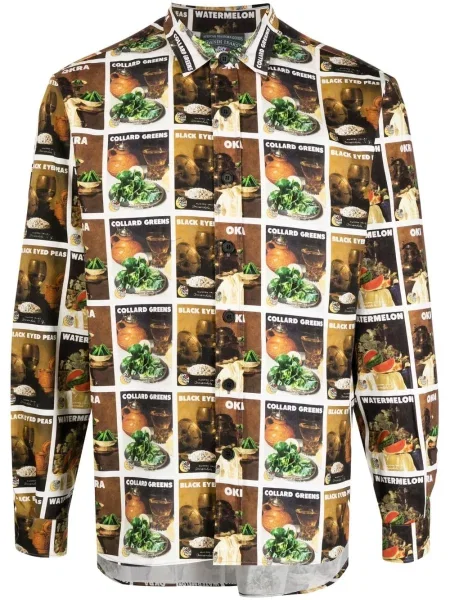 Košile Denim Tears hnědá