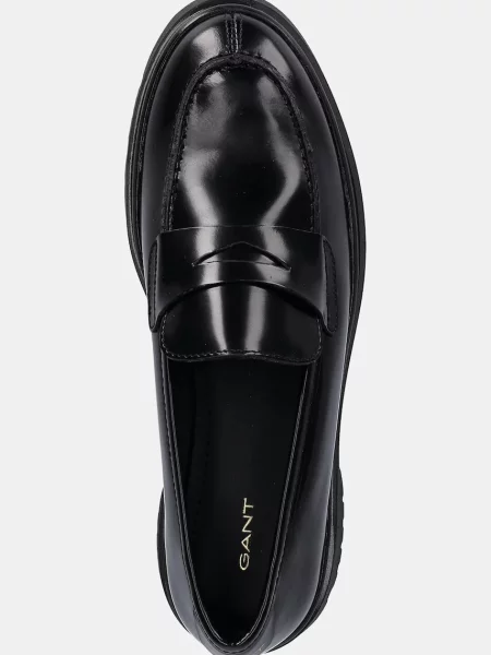 Кожаные мокасины Gant черные