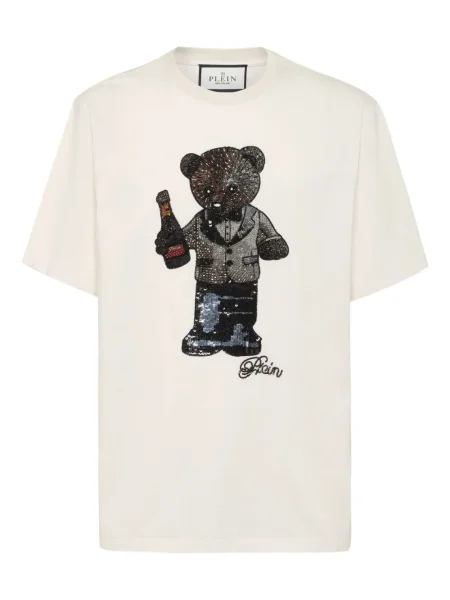 Tricou Philipp Plein alb