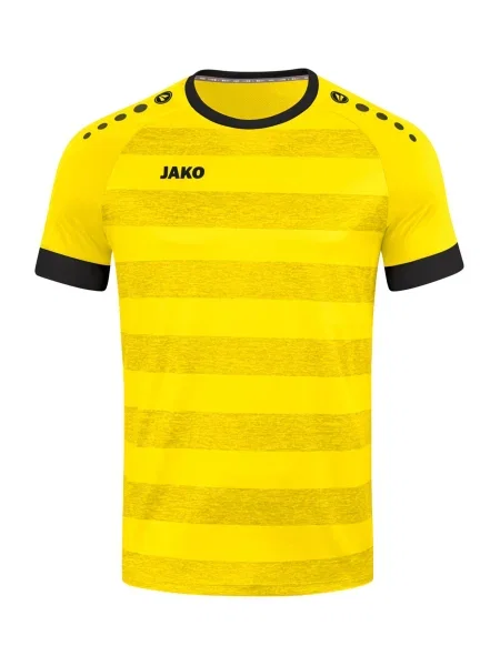 JAKO Tricou funcțional galben / galben deschis negru