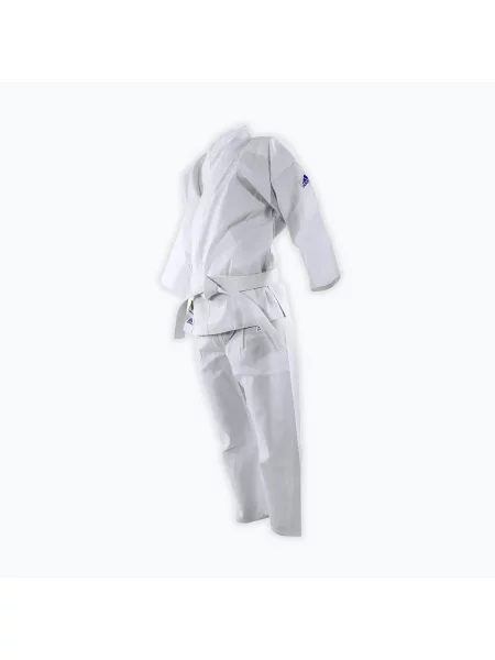 Costum cu centură pentru copii adidas Evolution white alb