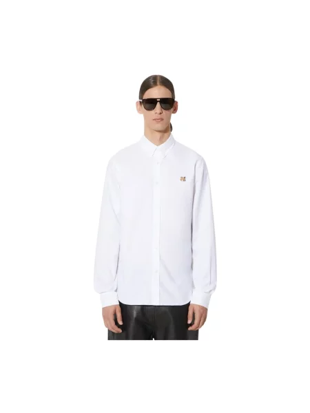 Maison Kitsuné koszula Mini Fox Head Classic Bd Shirt biała