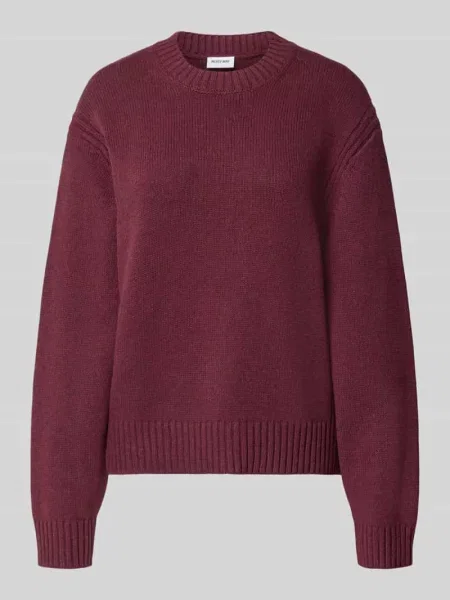 Sweter o kroju relaxed fit z mieszanki bawełny w imitacji dzianiny Noisy May