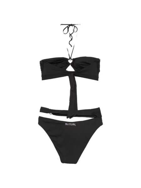 Bikini Blugirl cu gât halter negru