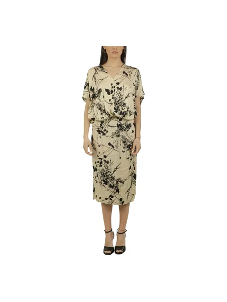 Wielobarwność sukienka Semicouture w kwiatki