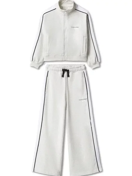 Calvin Klein Jeans set de trening pentru copii din alb