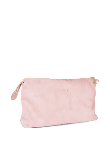 Δερμάτινος clutch Tela ροζ