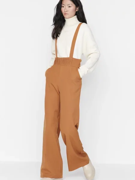 Hlače Trendyol črna