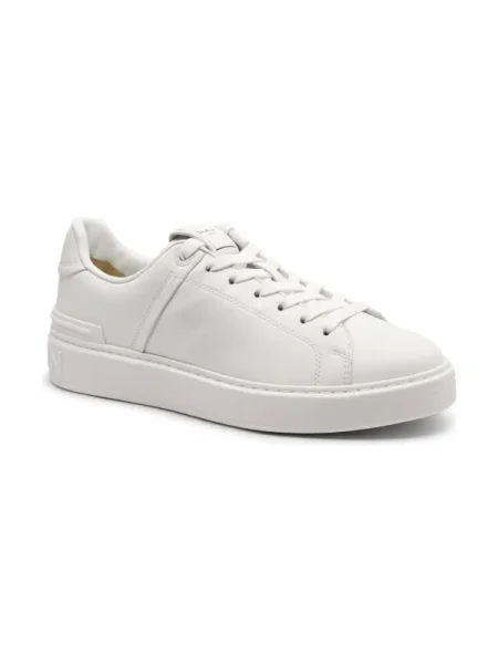 Balmain Bőr sneakers tornacipő fehér