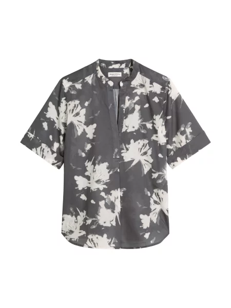 Marc O'Polo Bluza tamo siva bijela