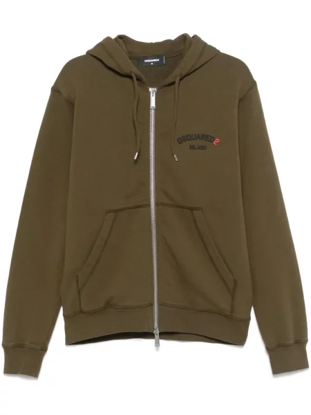 Hanorac cu glugă Dsquared2 verde