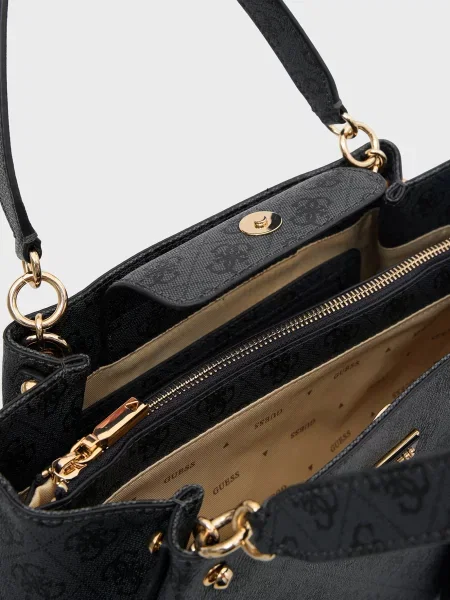 Сумка Guess с принтом серая