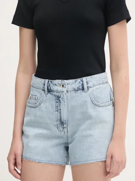 Patrizia Pepe kratke hlače denim modra