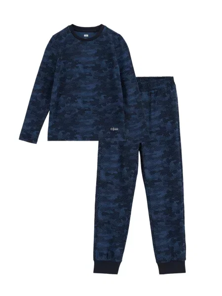 WE Fashion Pijamale marin / închis albastru