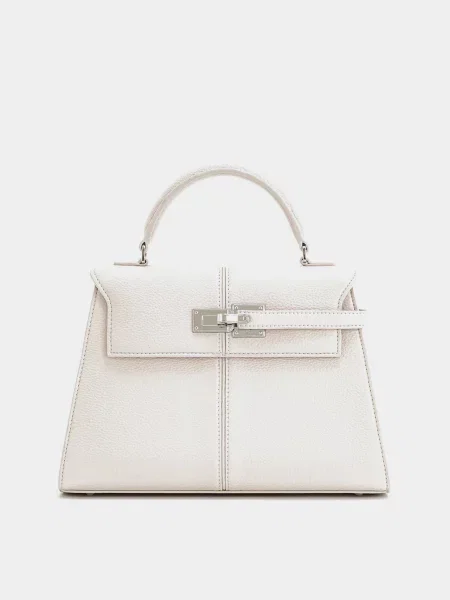 Кожаная сумка через плечо Jw Pei белая