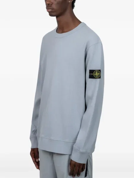 Hanorac Stone Island cu strasuri albastru