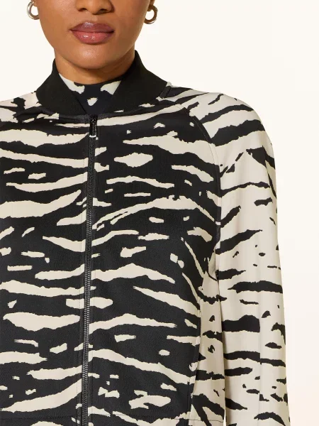 Marc Cain Bluza Rozpinana schwarz czarna