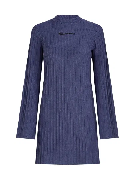 KARL LAGERFELD JEANS Pletena obleka indigo