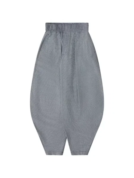 Pantaloni Black Comme Des Garçons cu model pepito negru