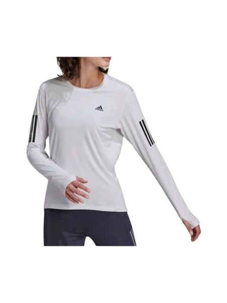 Tricou mânecă lungă Adidas alb