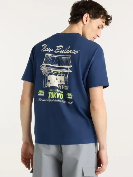 Футболка New Balance синя