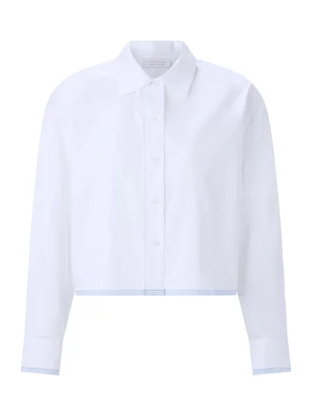 Rich & Royal Bluză albastru deschis alb