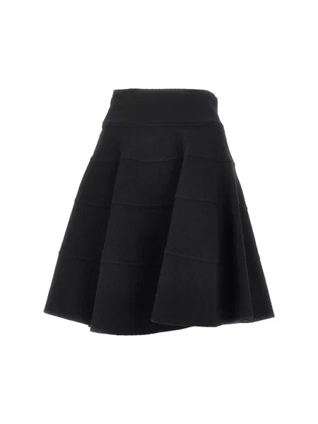 Spódnica Emporio Armani wełniana czarna