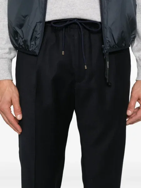 Pantaloni Briglia 1949 de lână cu cordon albastru