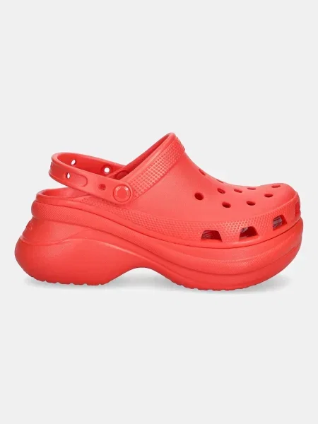 Crocs papuci Classic Bae Clog cu platformă roșu