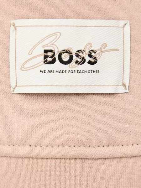 Свитер Boss Orange с капюшоном оранжевый