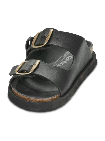 Pantofi D.franklin din piele de căprioară negru