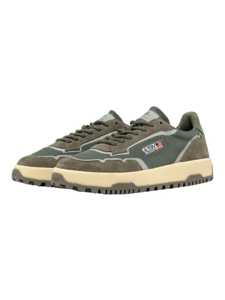 Sneakersy Autry zamszowe zielone