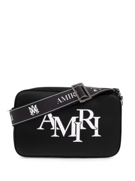 Geantă crossbody Amiri cu broderie negru