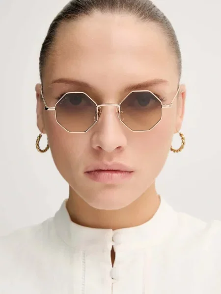 Naočale Gucci zlatna