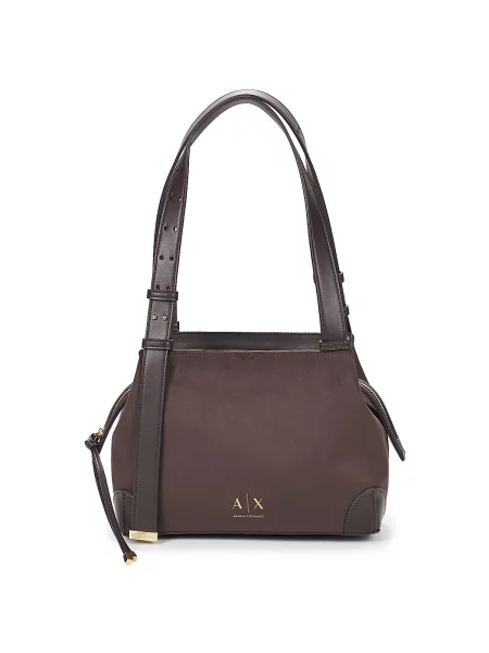 Ročna torba Armani Exchange rjava