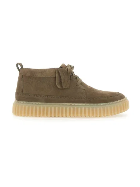 Półbuty Clarks zielone