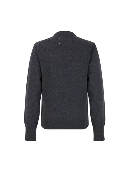Sweter Maison Margiela wełniany szary