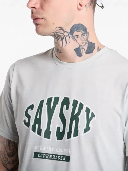 Tricou Saysky cu imagine gri