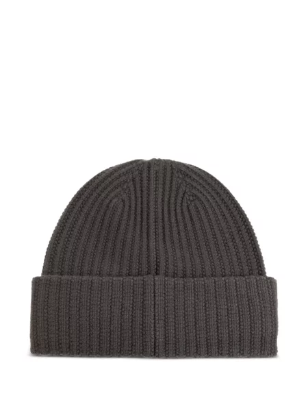 Шапка Emporio Armani бродирана сиво