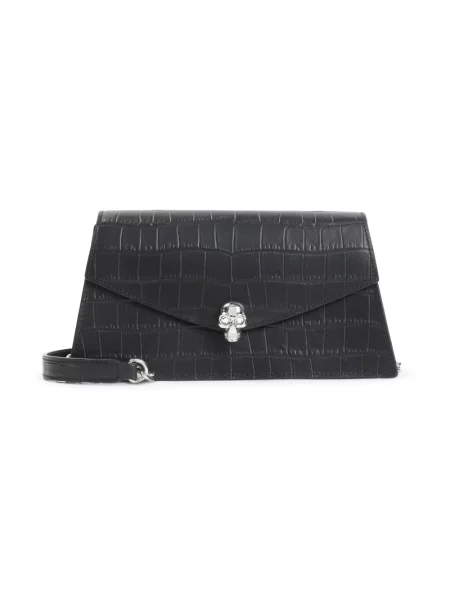 Torebka Alexander Mcqueen skórzana czarna