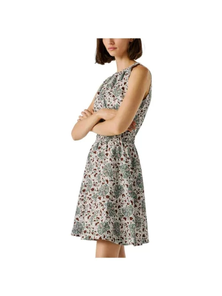 Rochie din denim Pepe Jeans verde